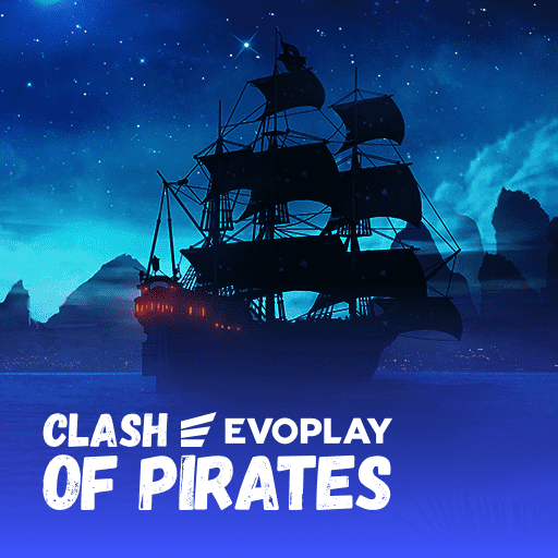 slot Clash of Pirates, Evoplay Entertainment, piratas, Kraken, rodadas grátis, símbolo Scatter, baixa volatilidade